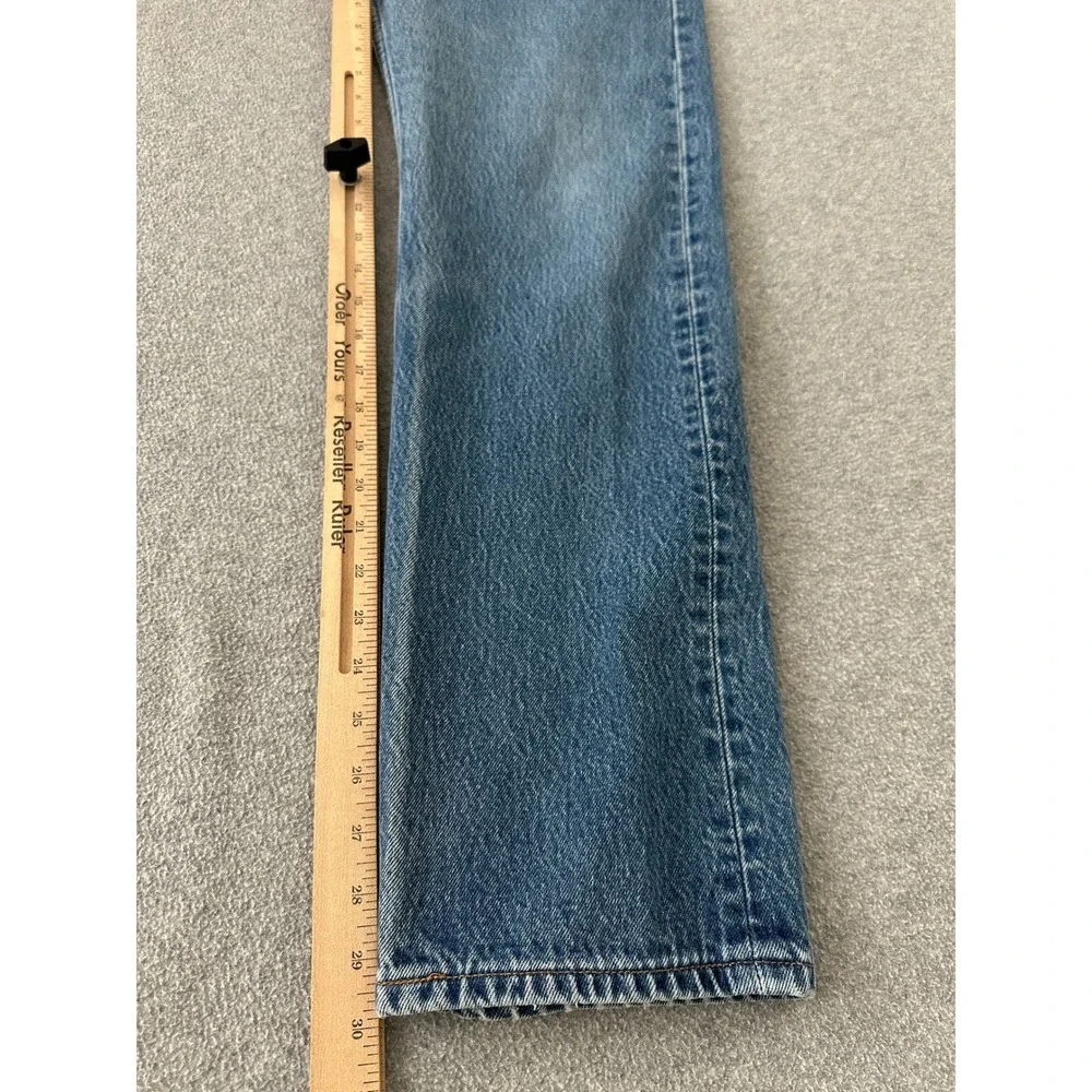 Vintage Levis 501xx Jeans Mens 33x34 Blue Straight Leg Button Fly Made in Mexico